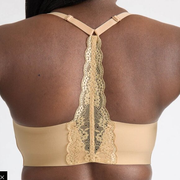 Knix Blush Lace Racerback Bralette - XXL - Picture 1 of 4